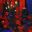 Flowers in the Blue Vase by Gary Smith.  All Rights Reserved.