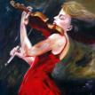 La Violinista by Moises Asencio.  All Rights Reserved.